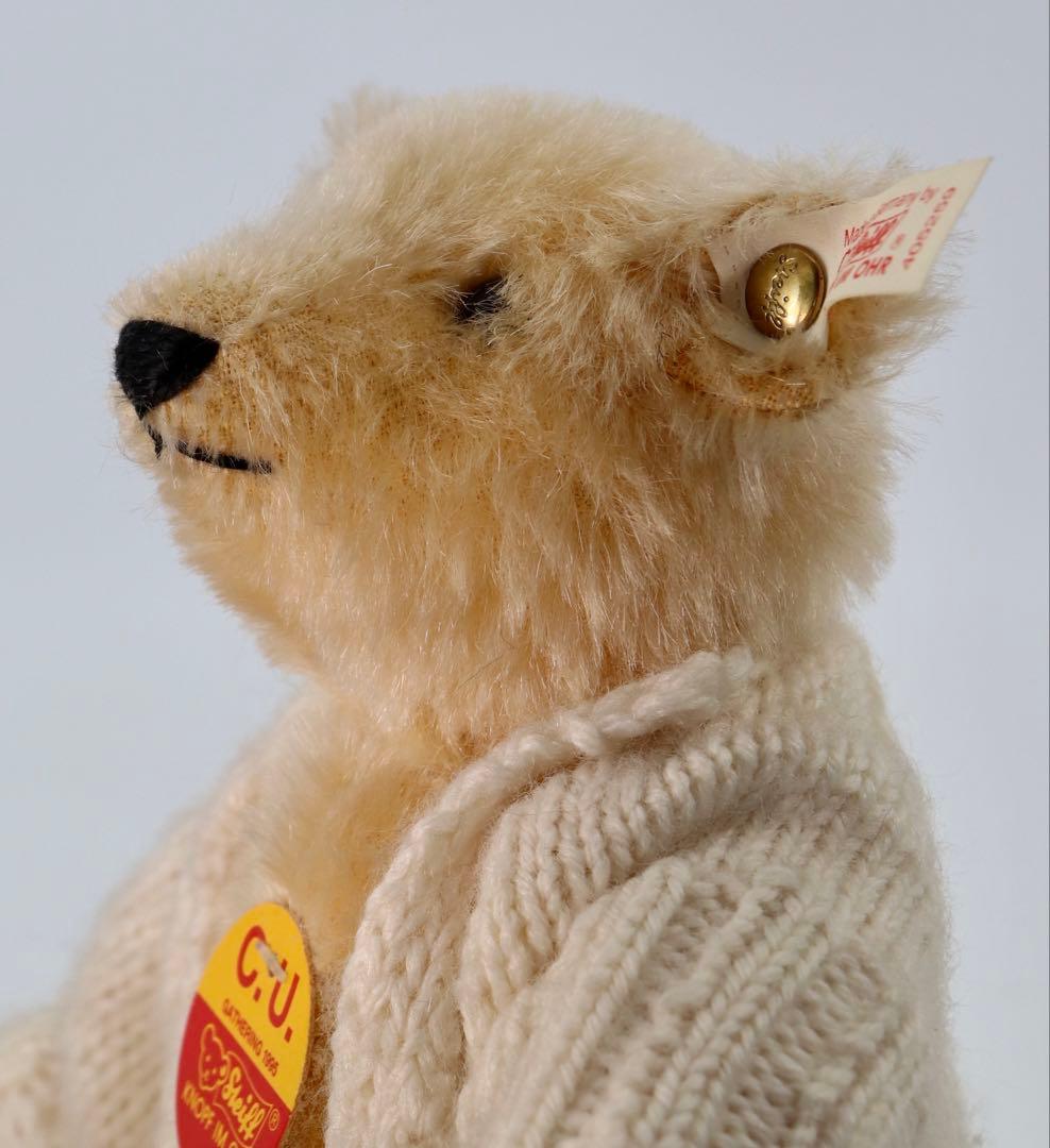 コレクション Steiff C.U. gathering bear with flag1995