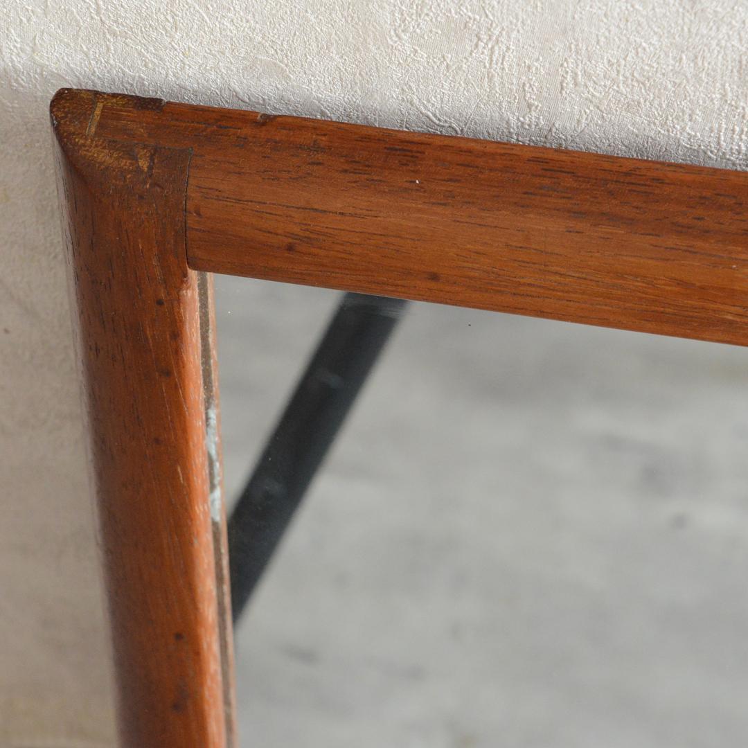 イギリス ヴィンテージ チーク ミラー 姿見 壁掛け スタンドミラー 立て掛け鏡