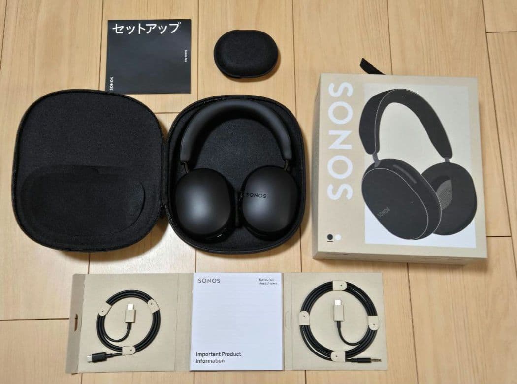 ゆ*ず様 【美品】Sonos Ace ワイヤレスヘッドフォン ブラック