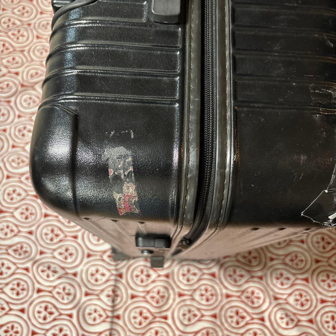 【破損】RIMOWA リモワ　サルサ　マットブラック スーツケース　4輪　87L