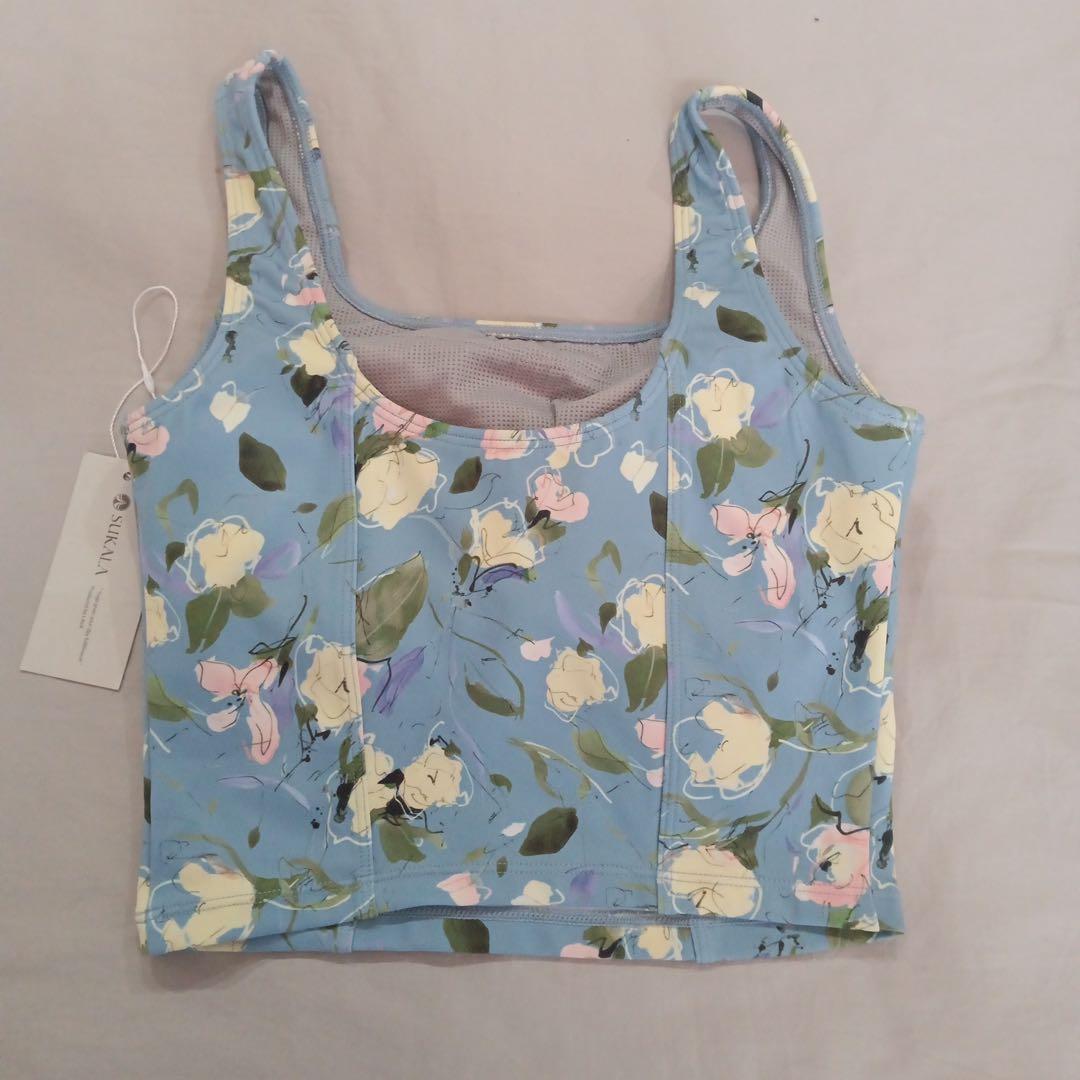 新品SUKALAスカーラ花柄ハイウエストレギンスXSサイズ