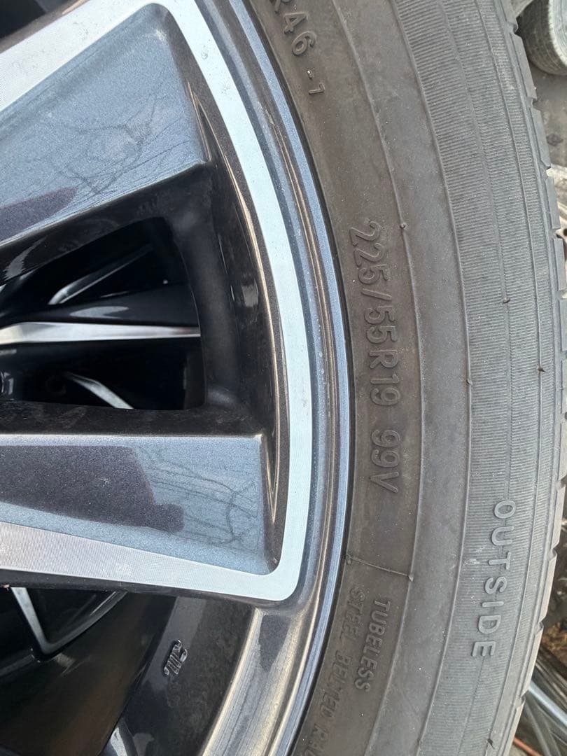 CX-5 19インチ ホイールセット シルバー/ブラック