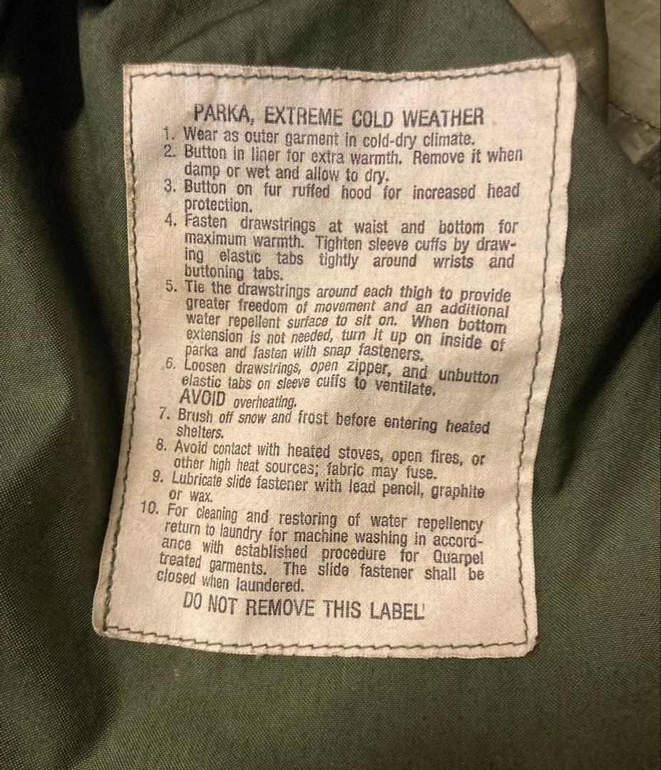 極美品　M65 フィッシュテールパーカー XL モッズコート 米軍実物 古着