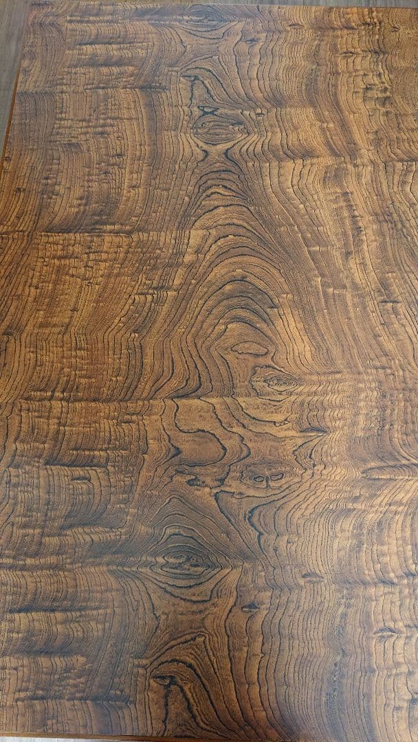 木目調 テーブル / 昭和レトロ   ちゃぶ台   茶色   引き取り1650円