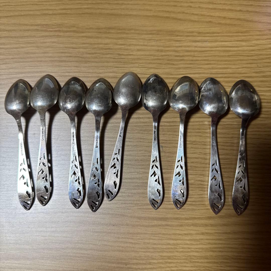 スプーン9本　シルバー950など 銀　総重量155g