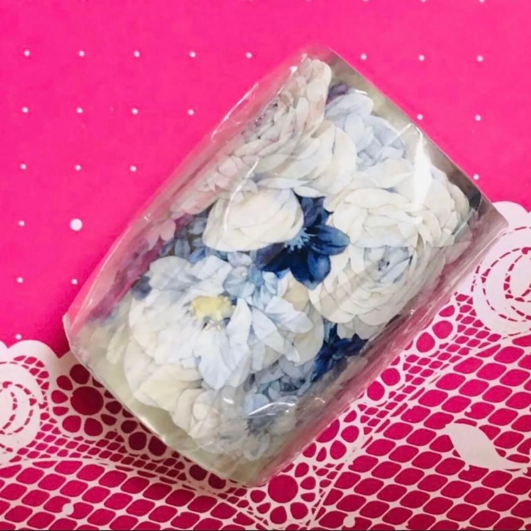 PET 5.5cm×5m 霜屿花 海外マスキングテープ　海外マステ　花