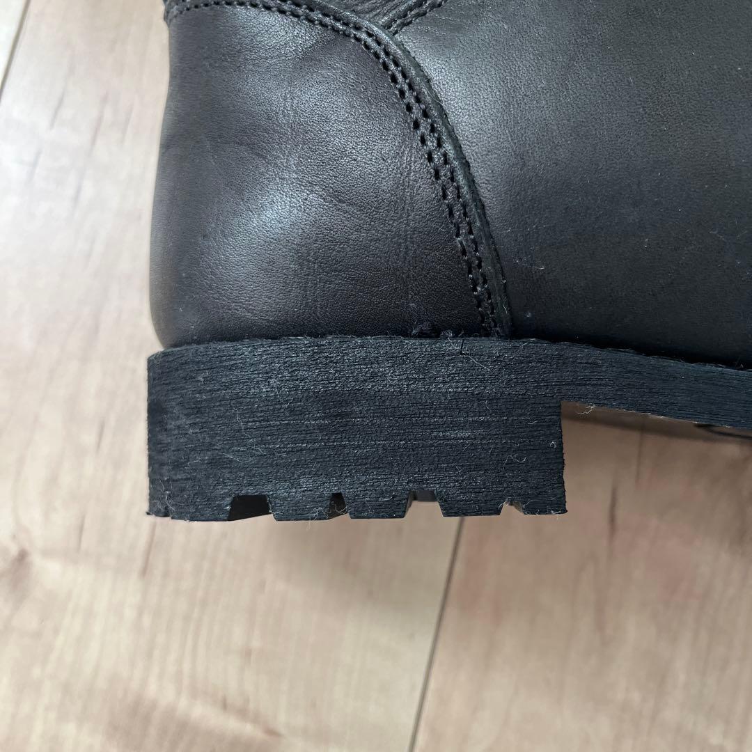 【LIMI feu】ファー付きブーツ ブラック/ピンク