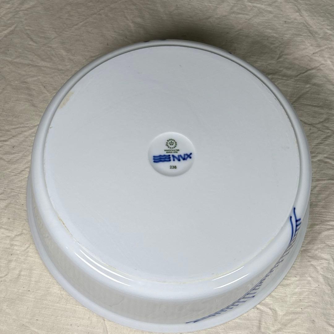 ロイヤルコペンハーゲン　ブルーフルーテッド　メガ　オーブンウェア　直径21.5