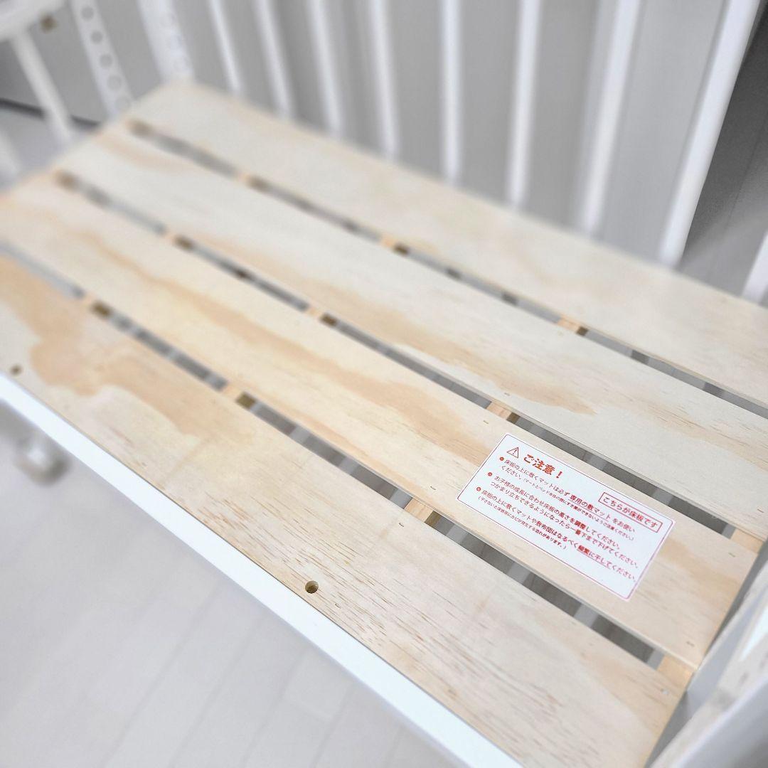 美品 大和屋 そいねーる ＋ ロング ベビーベッド マットレス付 新生児 添い寝