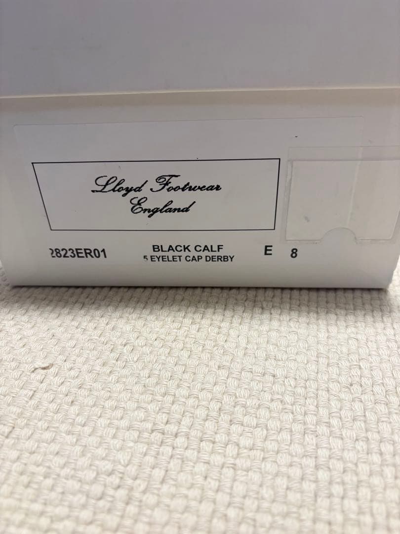 ロイドフットウェア　ストレートキャップ　ダービーシューズ