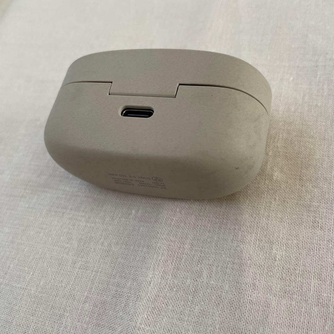 【美品】ワイヤレスイヤホン SONY WF-1000XM4 プラチナシルバー