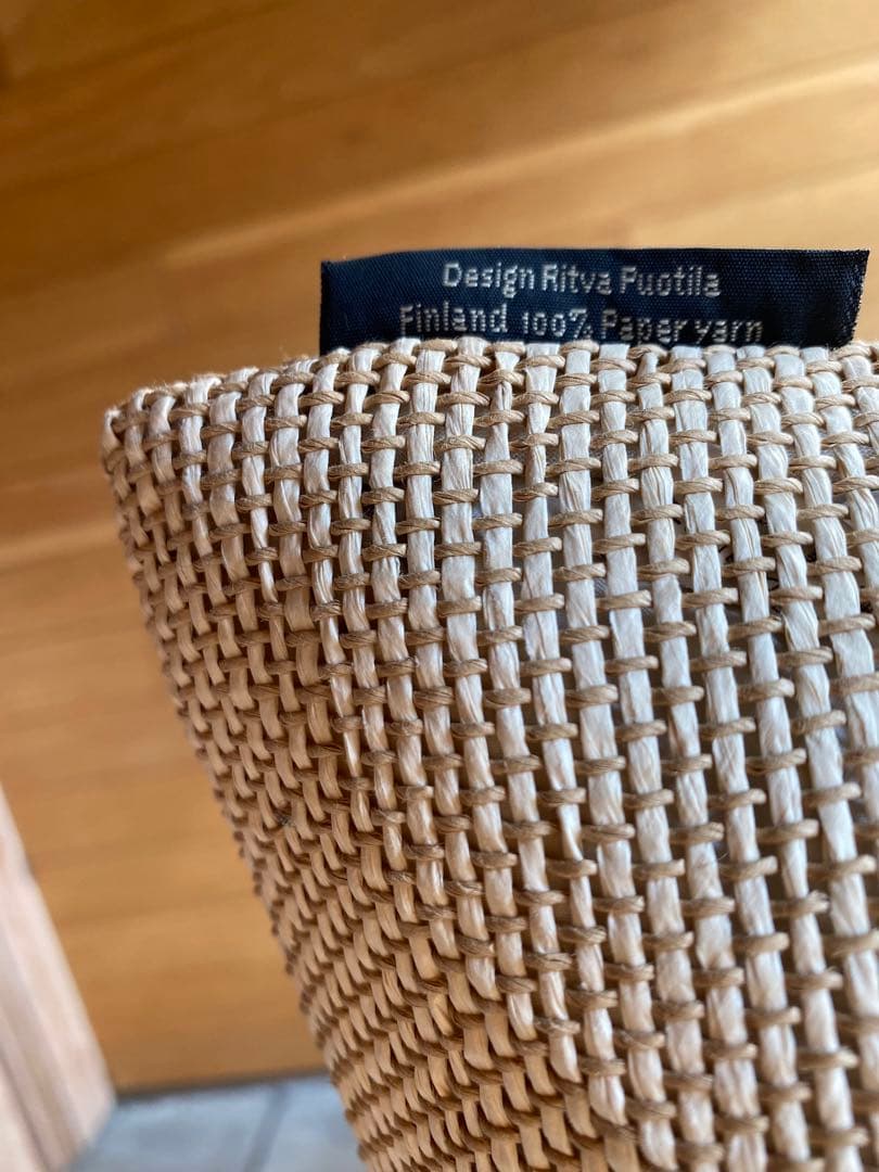 北欧クッションカバー Woodnotesウッドノーツ/natural/white