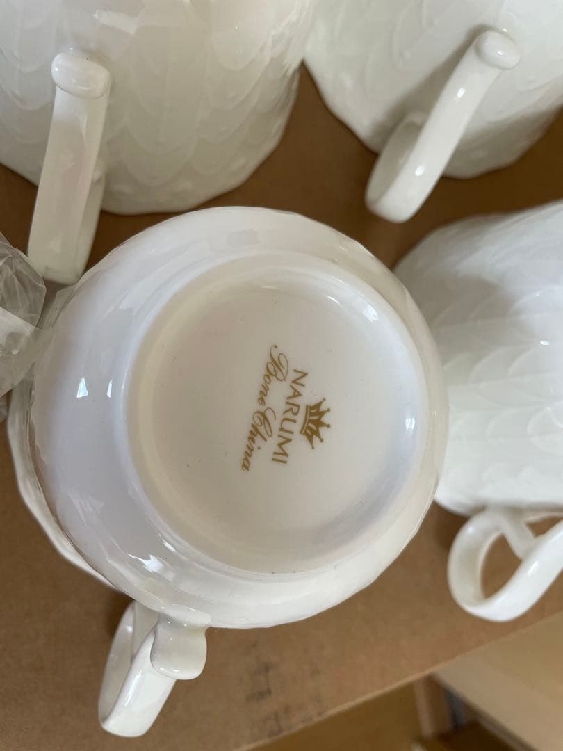 NARUMI ボーンチャイナ　スープカップ　8個セット　新品＆使用品