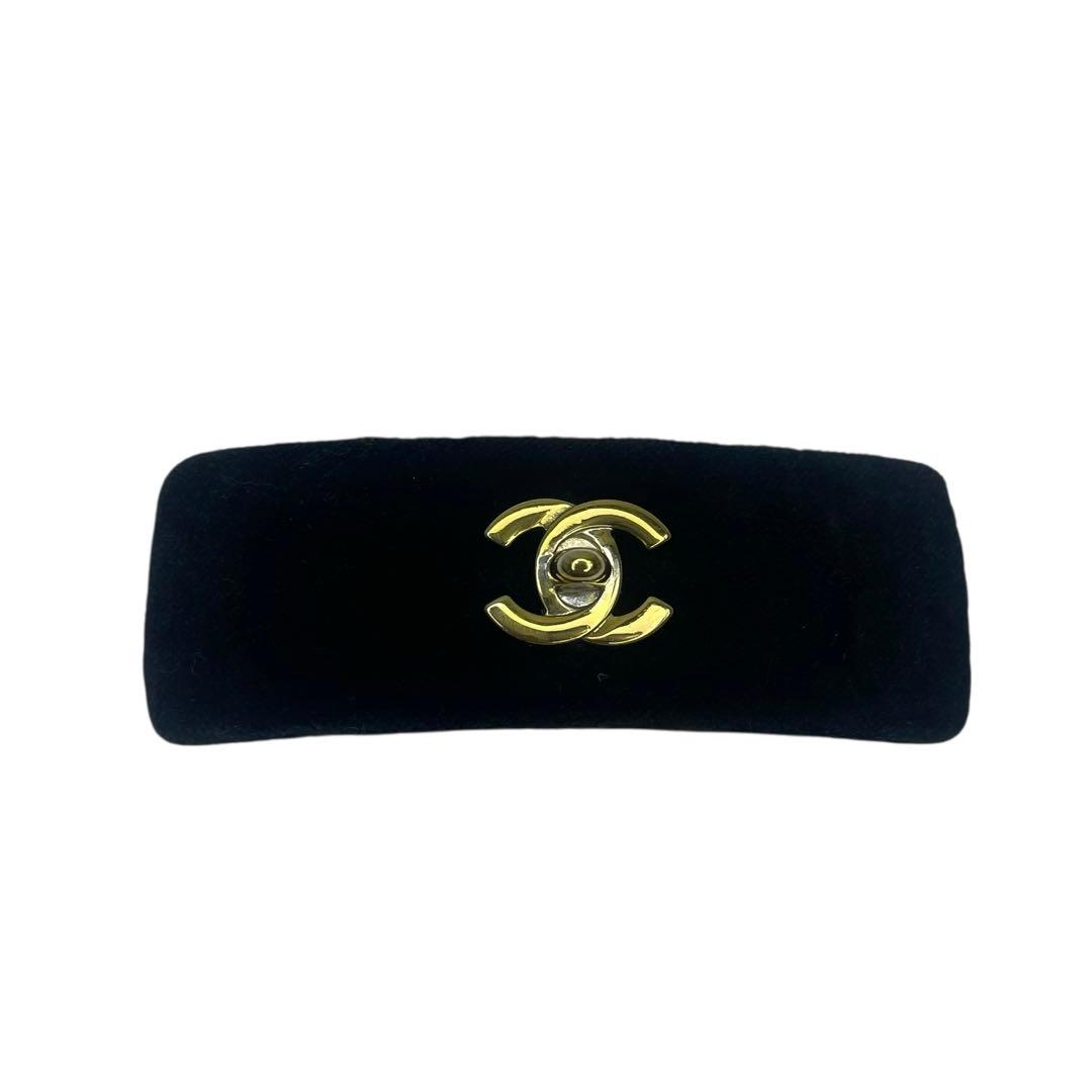 CHANEL シャネル　バレッタ　ターンロック　ココマーク　ヘアアクセサリー