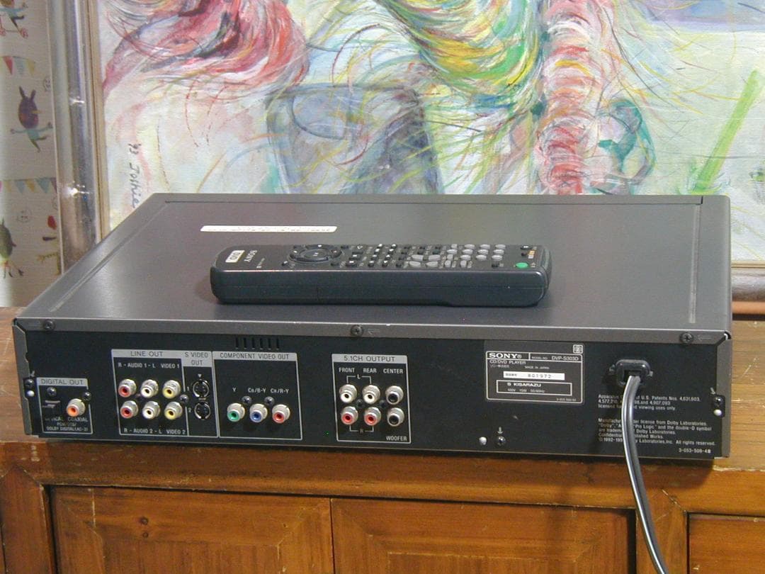 ★SONY、DVP-S303D、DVD.CDプレーヤー定価60000円　動作良好