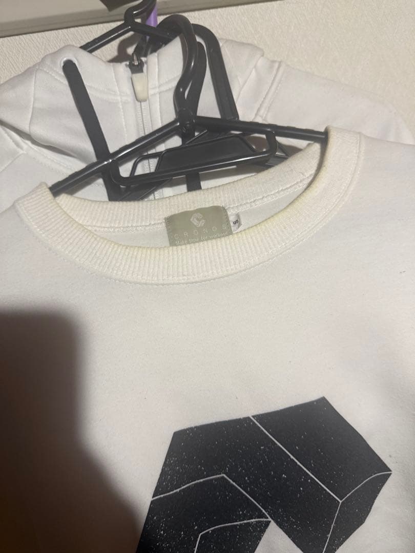 2枚セットCRONOS ナイロンジャケット ホワイト/ブラック