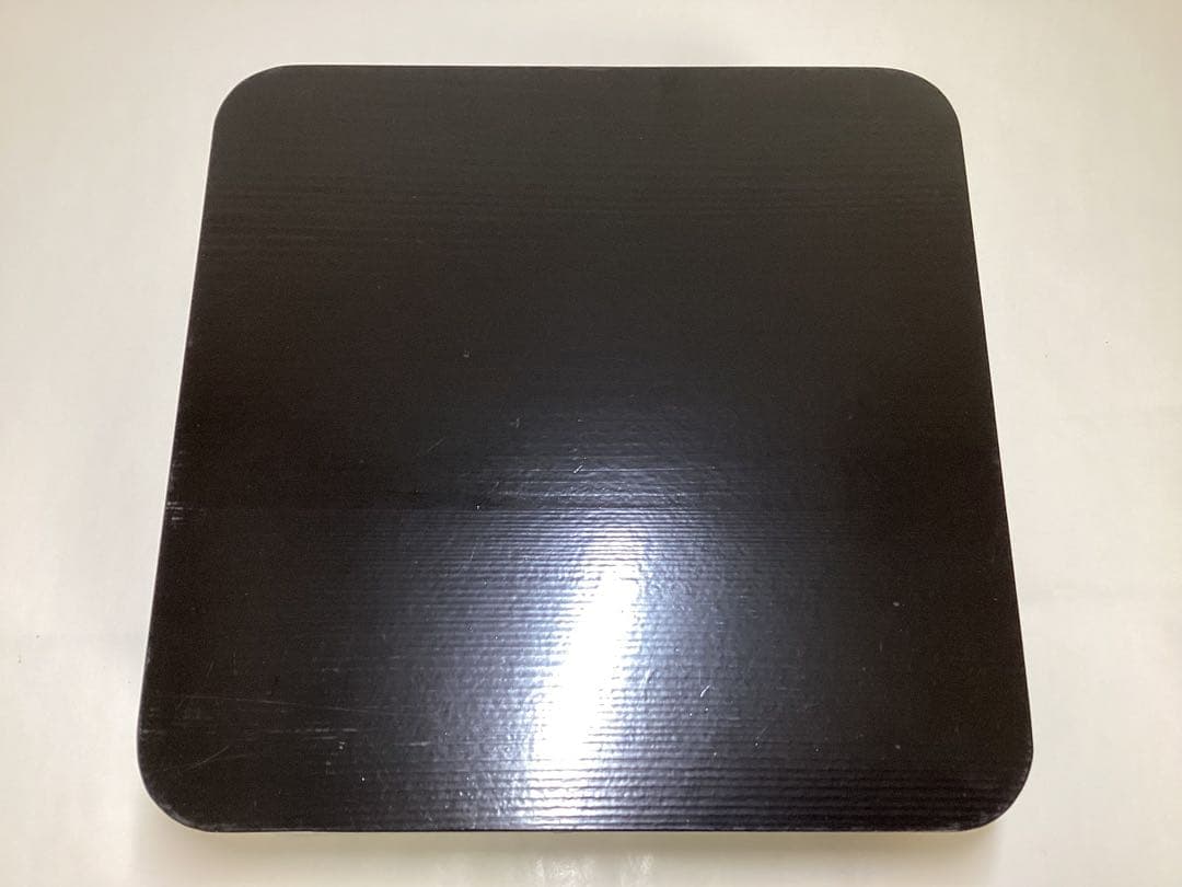 神折敷 黒 大 紙箱入 茶道具 古物品