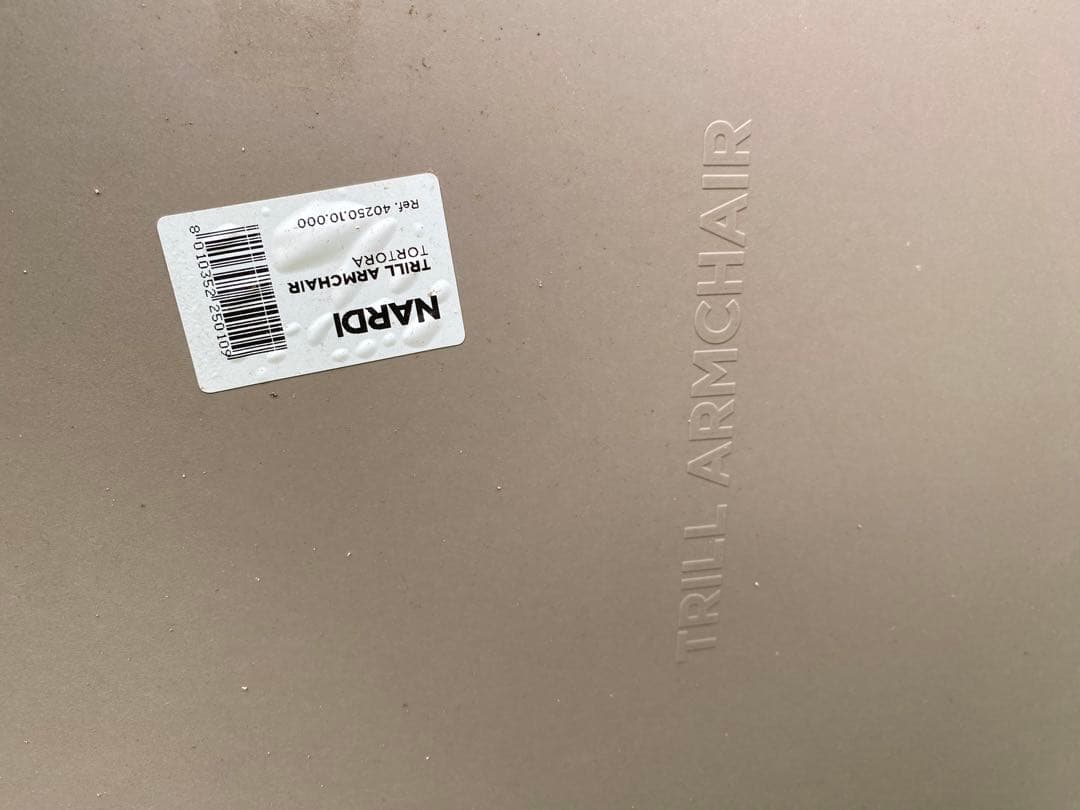 イタリア NARDI社 ガーデンテーブル1台＆チェア2脚セット