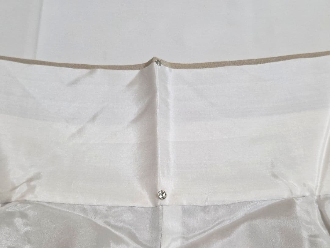 B 美品 手描き友禅染め 桜の花模様 縮緬 袷 正絹 訪問着 着物 53