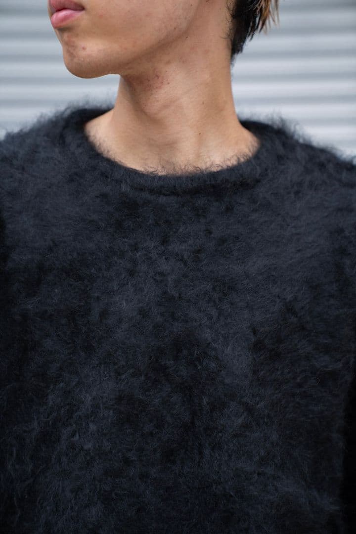 トップス stein CASHMERE SHAGGY KNIT CREW NECK LS