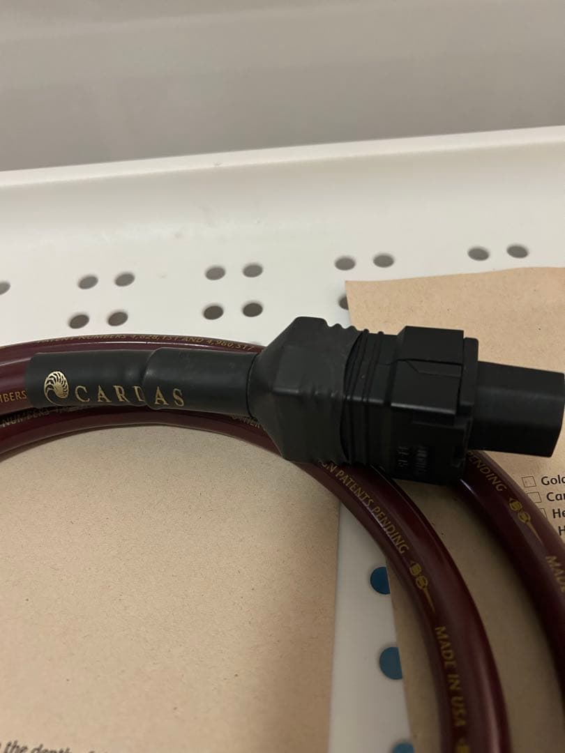 カルダス　ゴールデンパワー　電源ケーブル1.5m