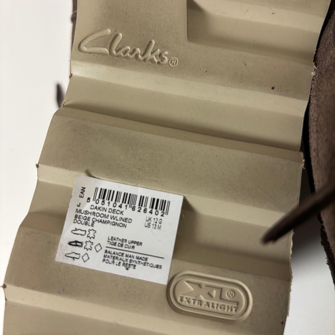 クラークス DAKIN DECK スエード ボアブーツ 30cm相当
