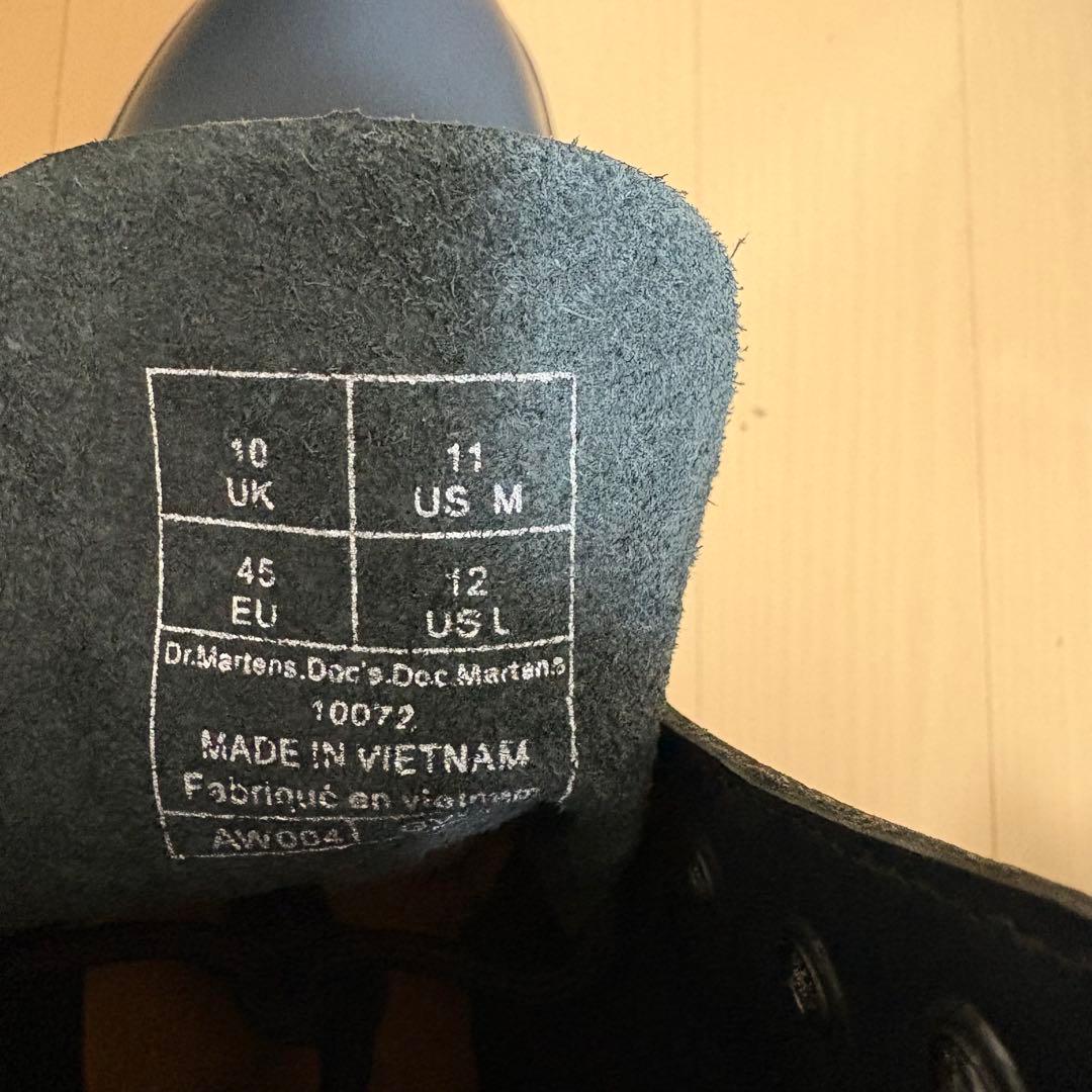 新品未使用　ドクターマーチン8ホールブーツ　ネイビー　29センチ