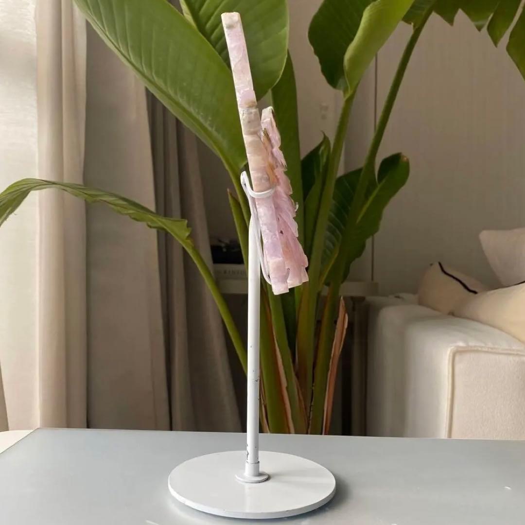 ★★★破格 大特価【 ピンクアメジスト フラワーアゲート バタフライ 】