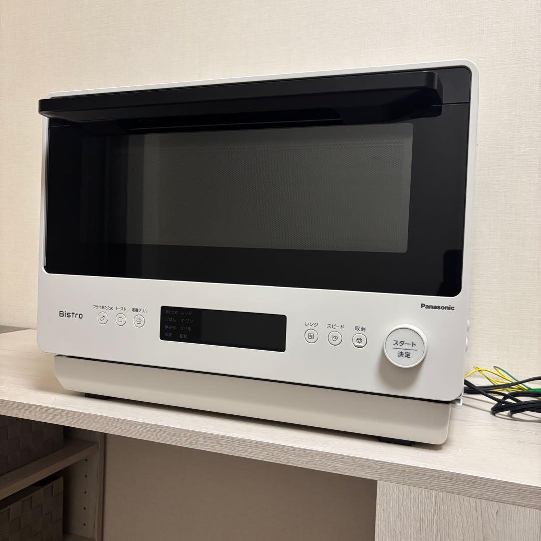 Panasonic オーブンレンジ ビストロ26Lホワイト (2025年製)美品