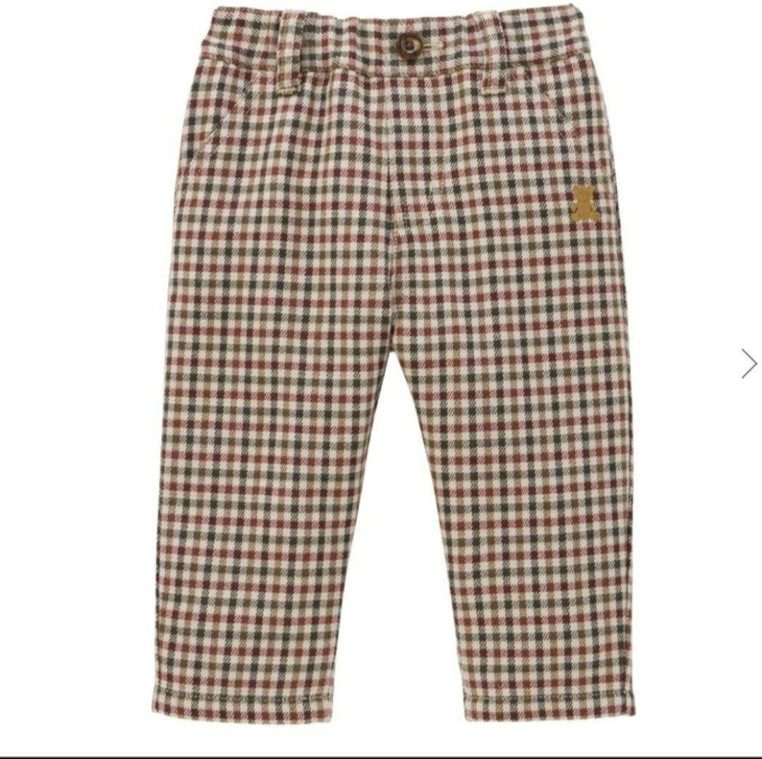 新品未使用タグ付き☆ミキハウス　チェック柄パンツ　１１０サイズ　フォーマル