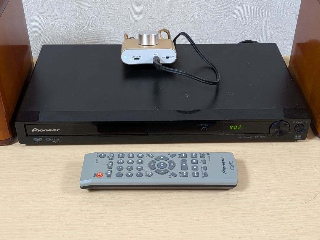 組み合わせコンポ　デジタルアンプ＋SP-SF10＋DV-2020 の3点セット