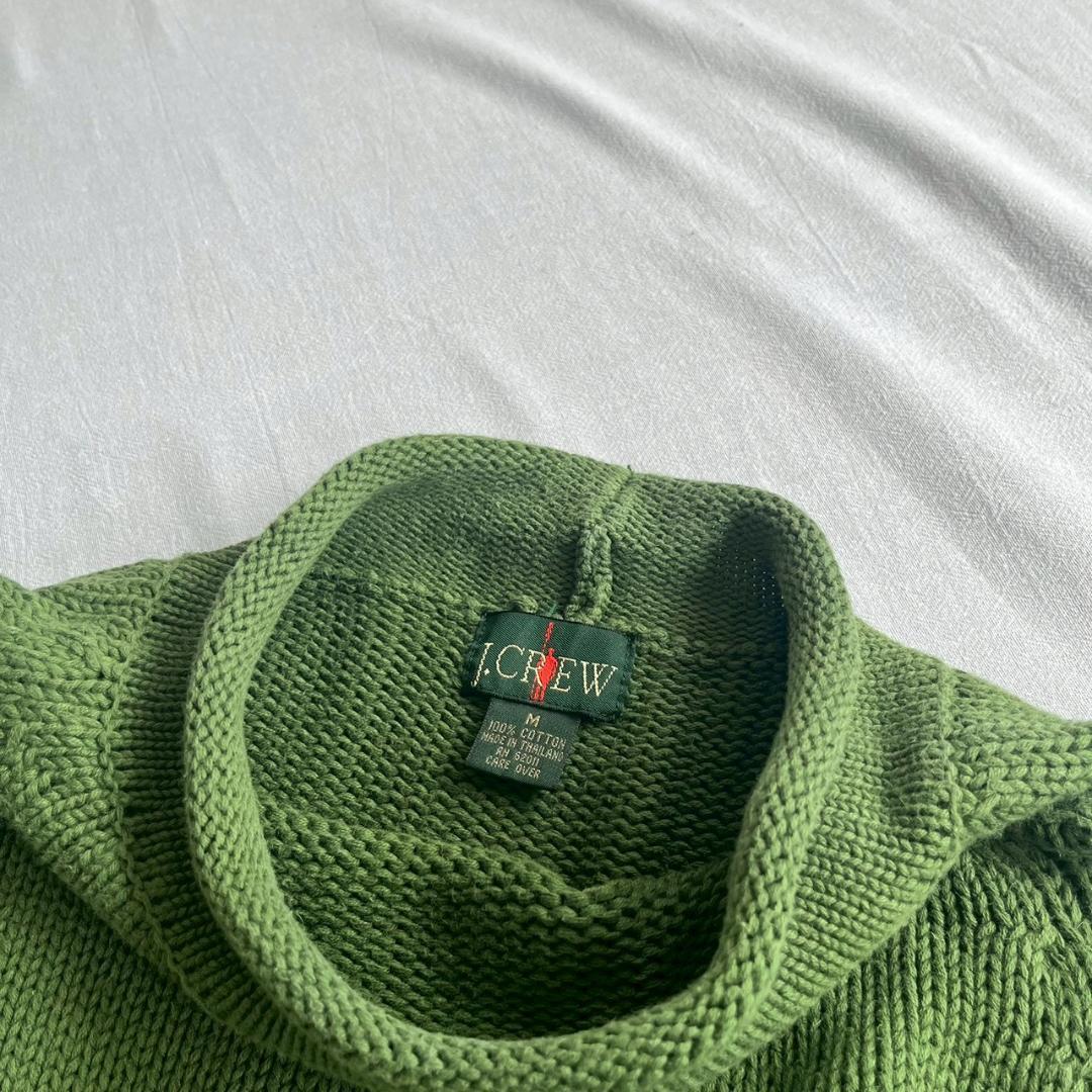J.CREW 90's ロールネック スウェット ローゲージ ニット