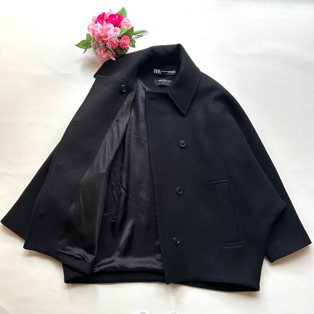 セール　極美品　ザラ　MANTECO オーバーサイズウールコート　ドルマンXXS