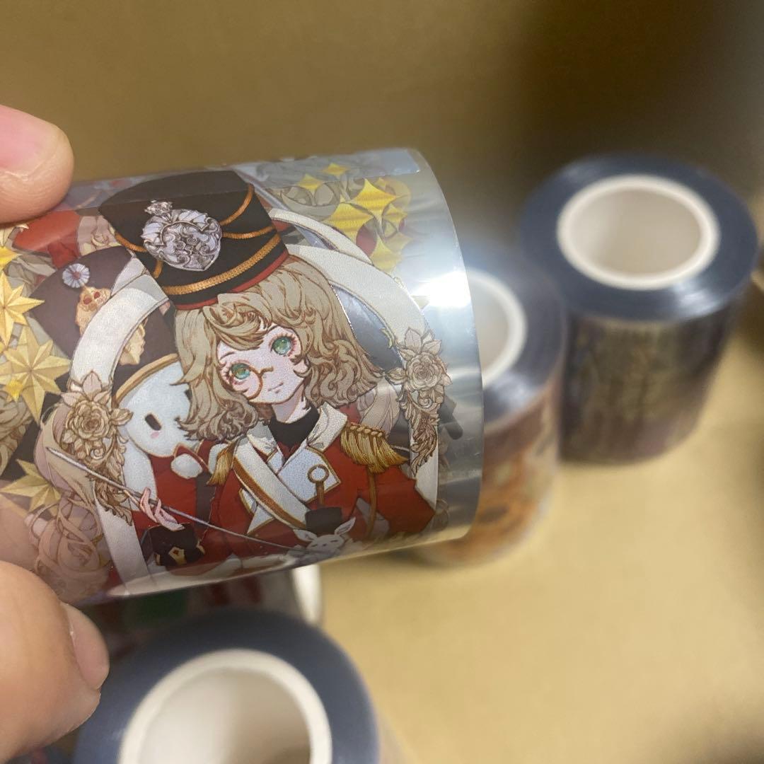 マスキングテープ 人物マステ 中古セット PET まと