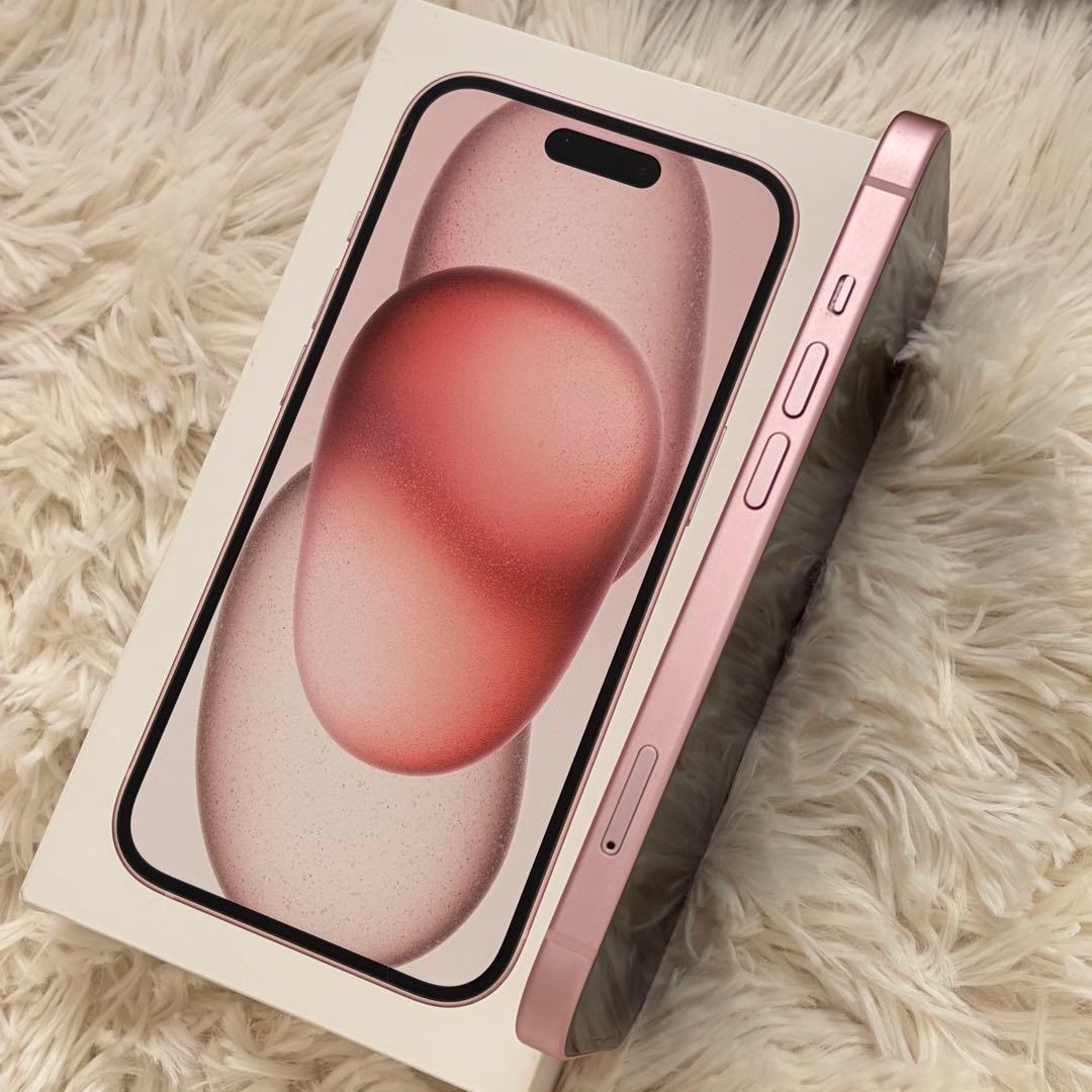 Apple iPhone 15 ピンク 本体 512GB フィルム付き