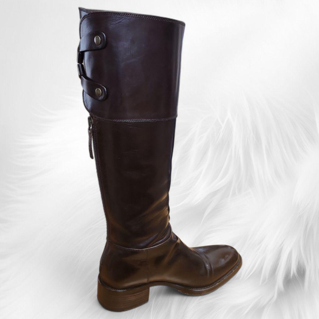 SARTOREサルトル ロングブーツ ジョッキーダークブラウン 351/2 箱付