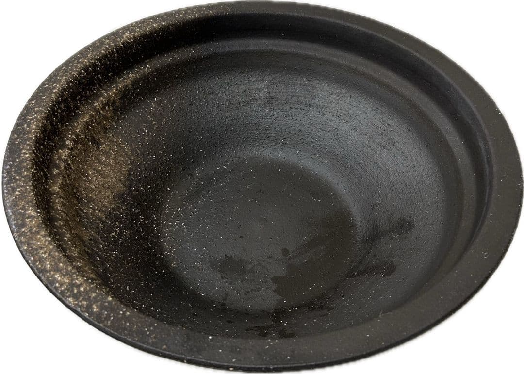 黒色のメダカ鉢 金魚鉢　睡蓮鉢　直径約44cm