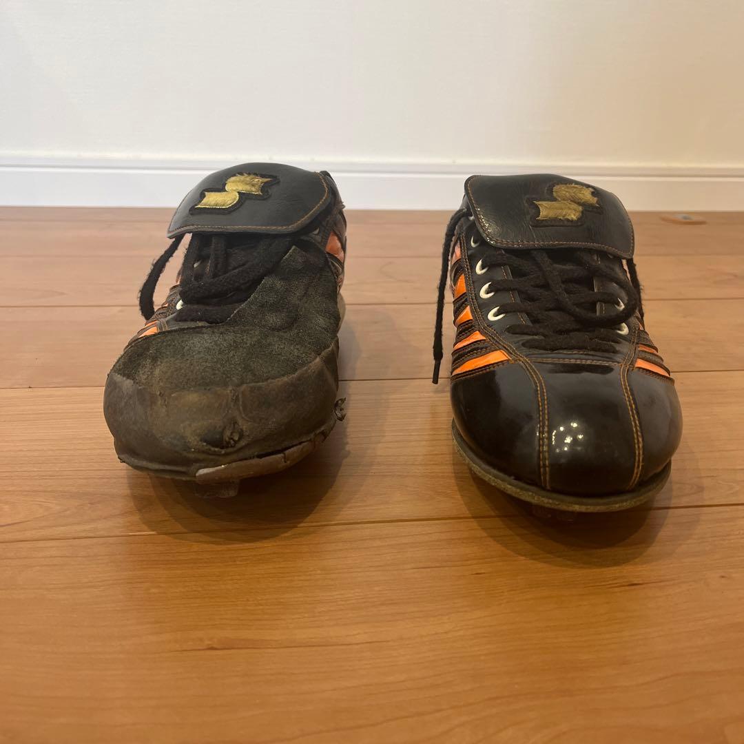 プロ野球選手　実使用スパイク　巨人　59番　福田聡志