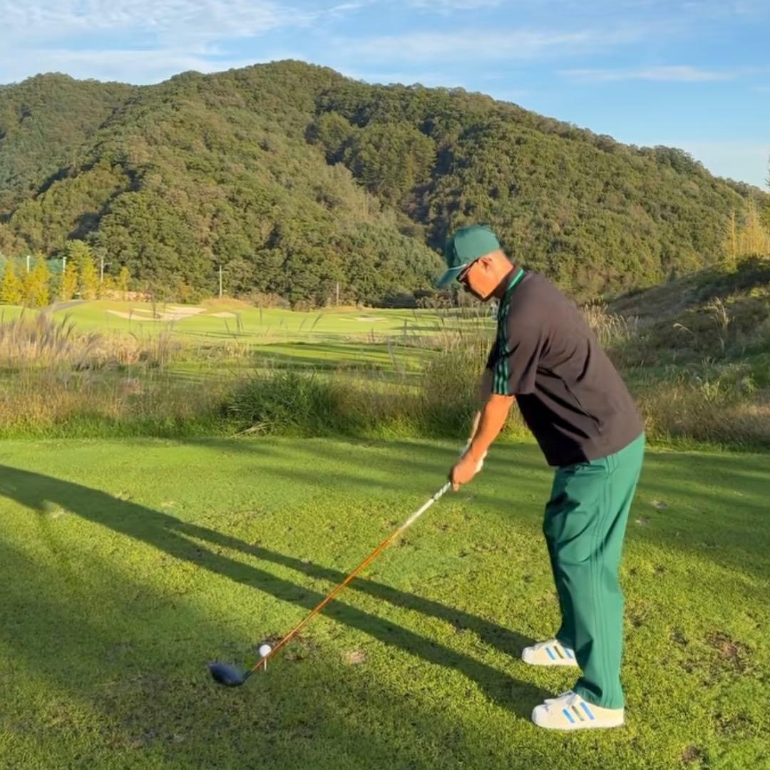 アディダス ゴルフ ローリング リンクス 92 チノ パンツ 緑 ウェア