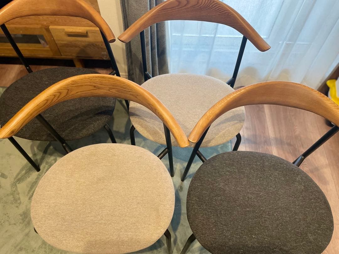 CRASH GATE ダイニングチェア　4脚セット　大阪府引取り限定