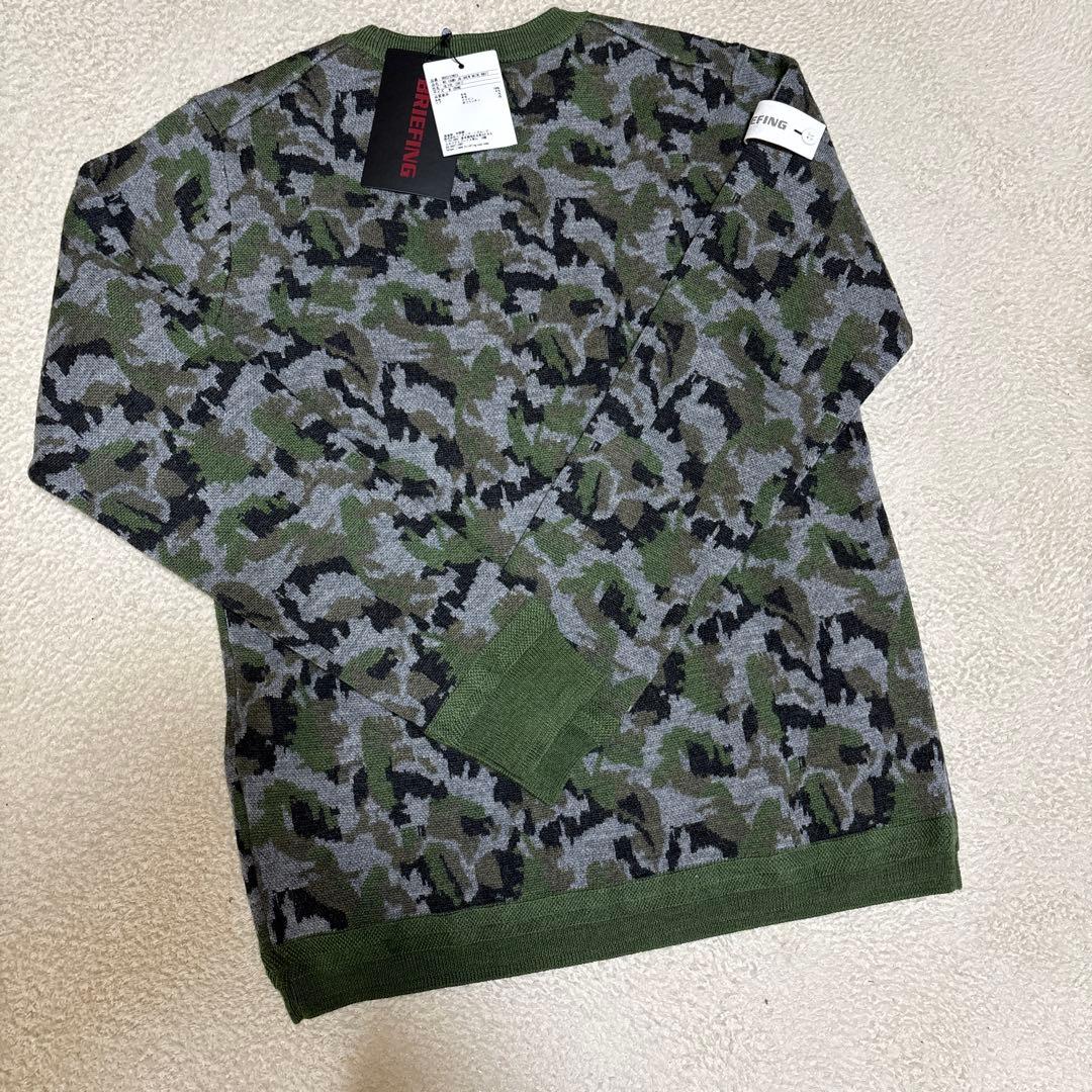 ブリーフィング　カモフラニット　M 新品未使用　タグ付き　グリーン完売品