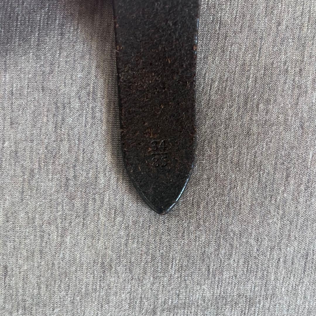 美品 J&M Davidson DOME RIVETS NARROW BELT