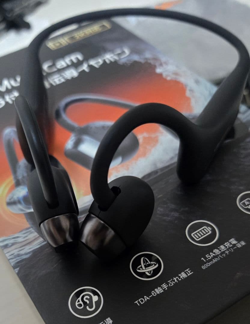 VibeLens MusicCam カメラ付き骨伝導イヤホン