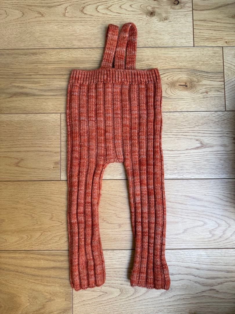 Misha & Puff Rib Longies オレンジ パンツ 6-12m