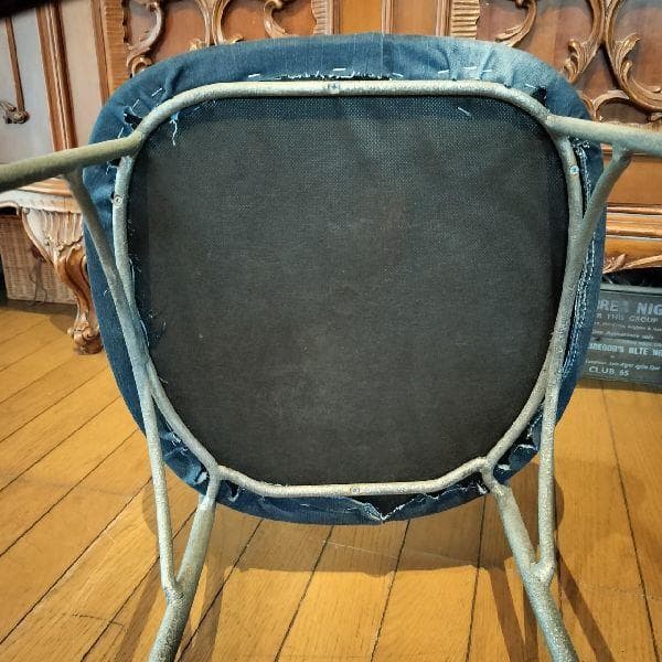 ヴィンテージ シャビー アイアン ハイチェア 椅子 いす イス インダストリアル