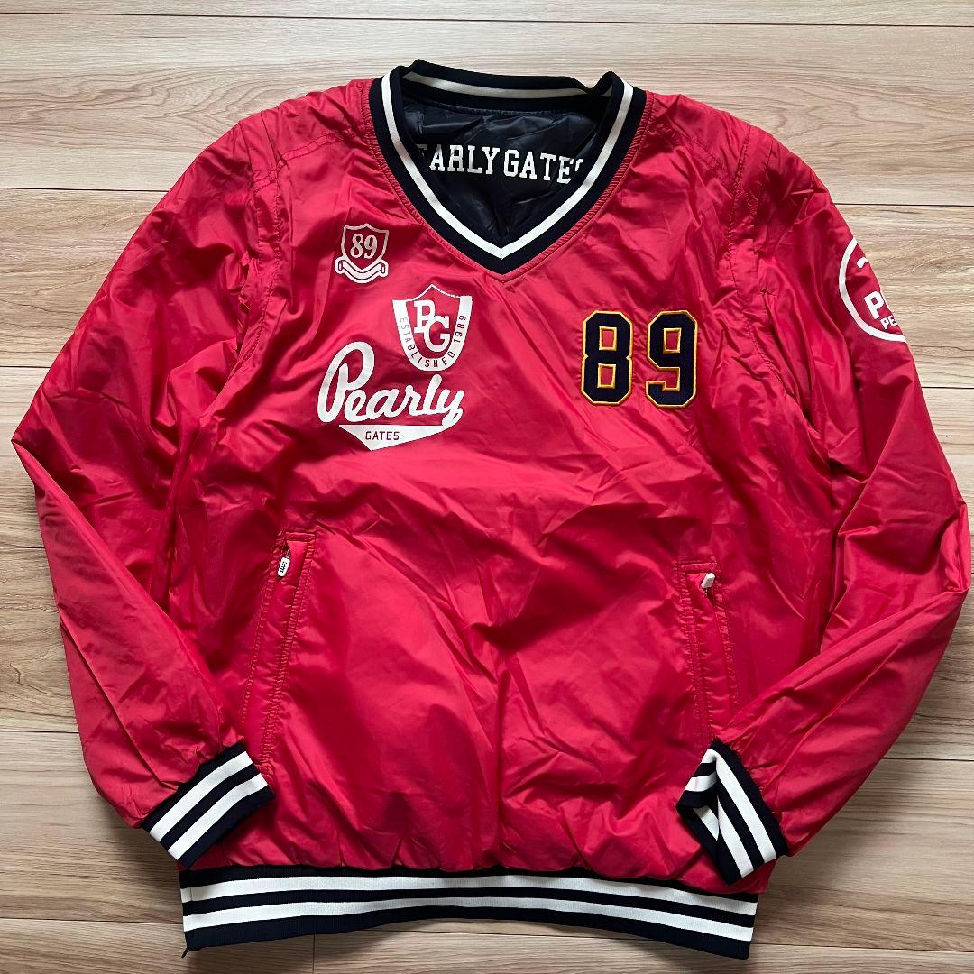 PEARLY GATES パーリーゲイツ　リバーシブル　プルオーバー　中綿入り