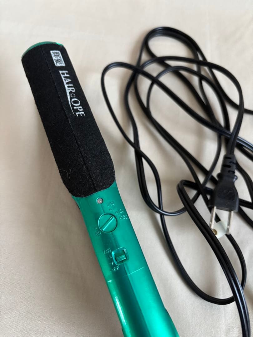 サニープレイス 輝髪 ヘアアイロン ヘアオペ MG グリーン