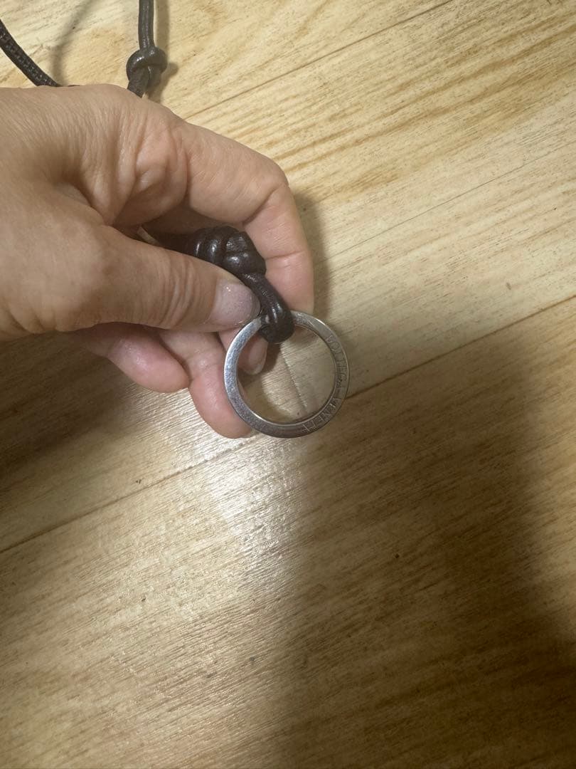 BOTTEGAVENETA ボッテガヴェネタ キーリング レザー 黒レシート有