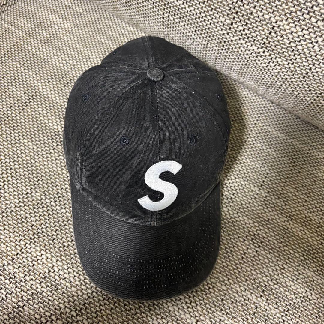 Supreme ブラックキャップ Sロゴ　25ss