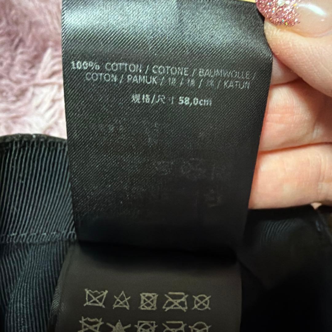 Fendi ブラック ロゴキャップ